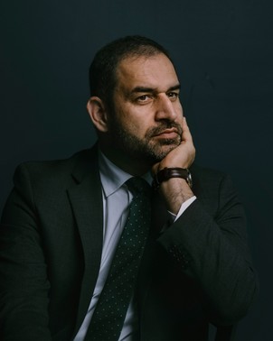 portrait of Sami Mahdi, cofounder of Amu TV