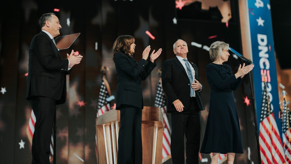 Kamala Harris at the Democratic National Convention