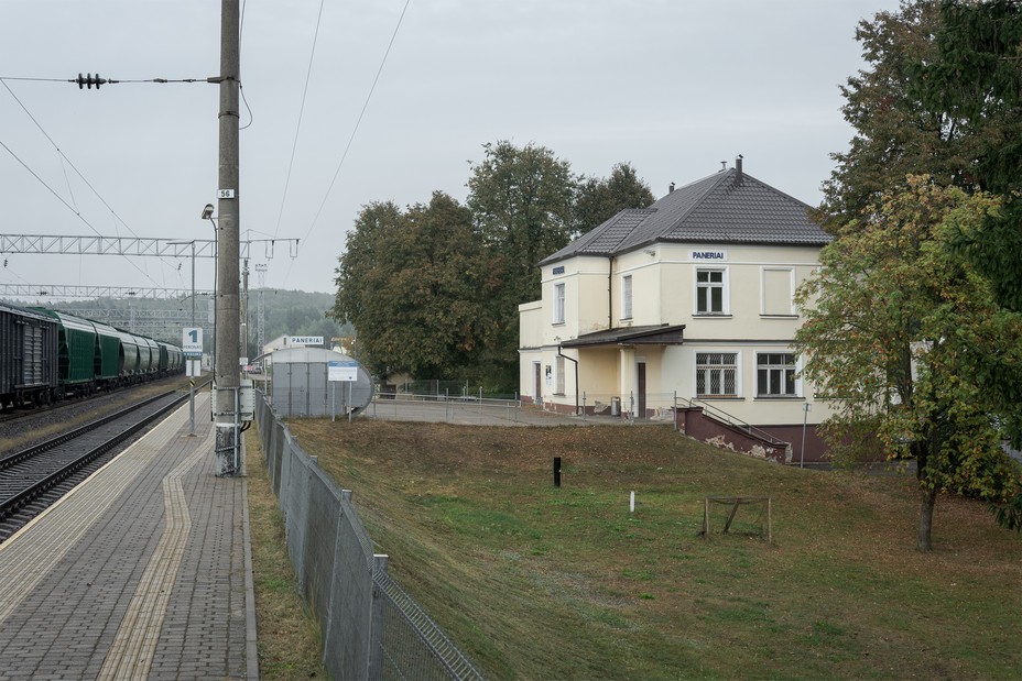 A view of what is now the Paneriai railway station