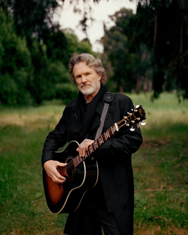 A portrait of Kris Kristofferson