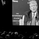 Donald Trump speaking at an economics event