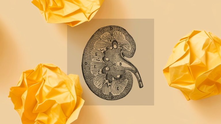 An illustration of a kidney