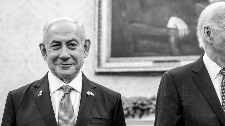 Photo of Benjamin Netanyahu and Joe Biden