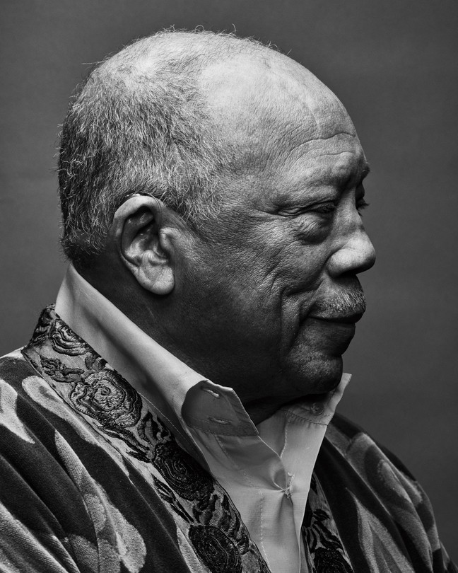 A portrait of Quincy Jones