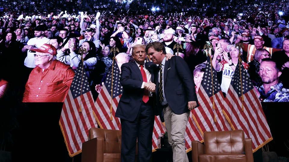 Donald Trump and Tucker Carlson