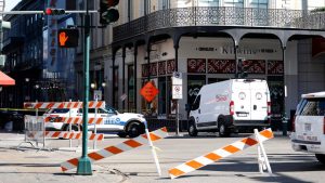 Police vehicles in New Orleans