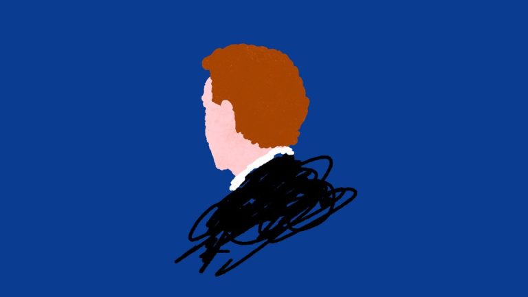 Illustration of Mark Zuckerberg